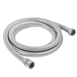 FLEXO DUCHA EXTENSIBLE 1.70M-2.10MTS MT CROMADO ACERO INOXIDABLE
