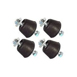 PACK 4 ANTIVIBRADORES SOPORTE PARED  CON ESPARRAGO A35  ANTIVIBRADORES