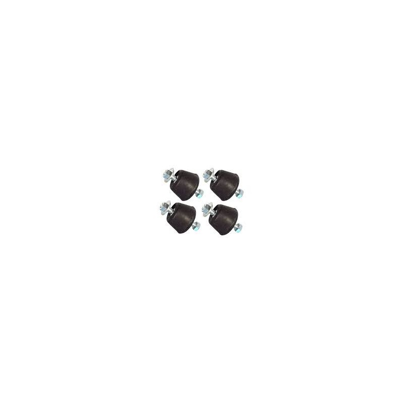 PACK 4 ANTIVIBRADORES SOPORTE PARED  CON ESPARRAGO A35  ANTIVIBRADORES