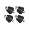 PACK 4 ANTIVIBRADORES SOPORTE PARED  CON ESPARRAGO A35  ANTIVIBRADORES