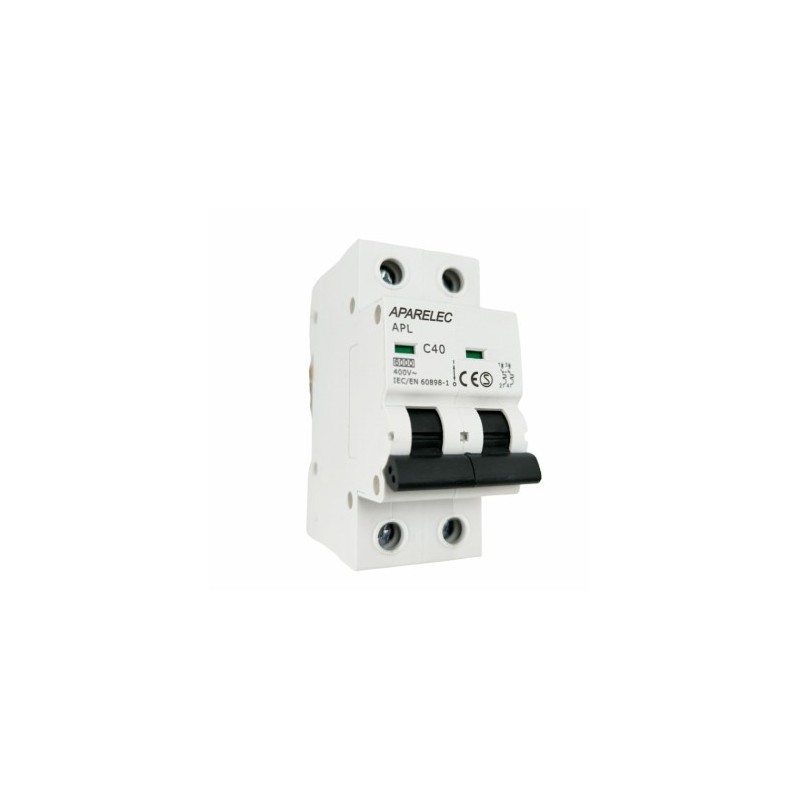 MAGNETOTERMICO MONOFASICO 2P APF63 20A. 400V. APARELEC