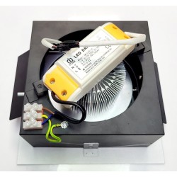 FOCO EMPOTRABLE ACERO 1 LAMPARA LEDS 21W, 7X3W   CIFRALUX