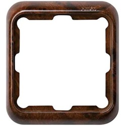 PLACA 1 ELEMENTO SIMON 75 MADERA 75610-34