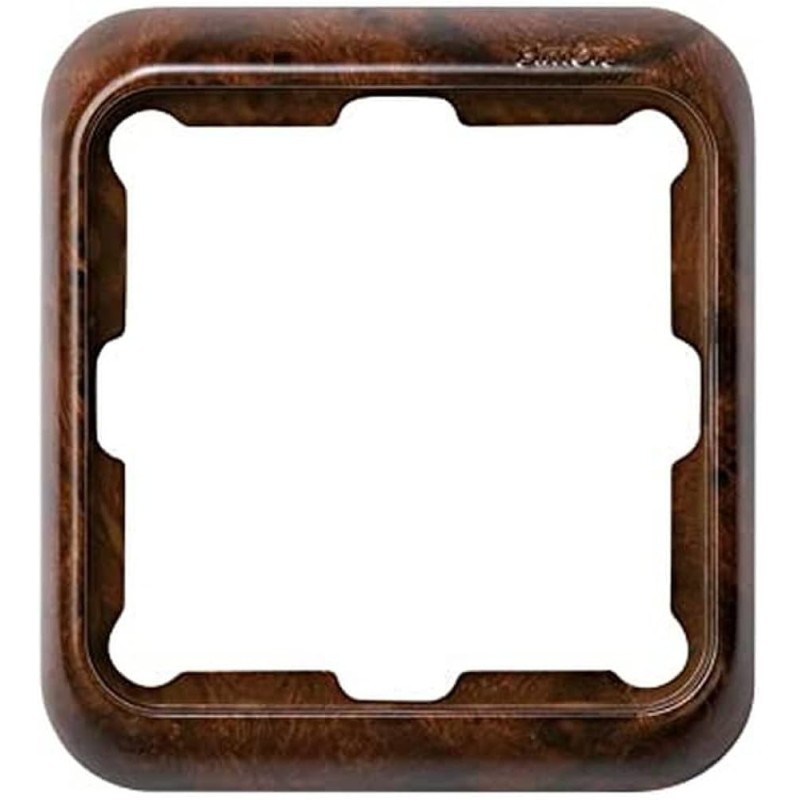 PLACA 1 ELEMENTO SIMON 75 MADERA 75610-34