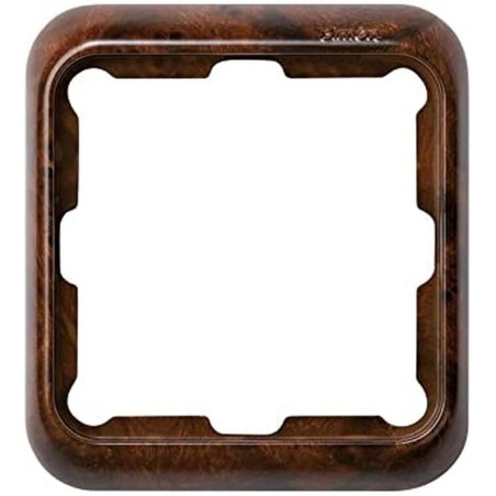 PLACA 1 ELEMENTO SIMON 75 MADERA 75610-34