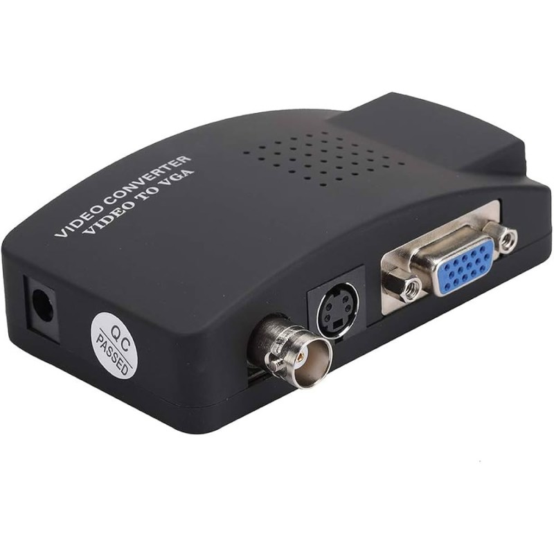 CONVERTIDOR DE VIDEO BNC A VGA  ADAPTADOR