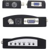 CONVERTIDOR DE VIDEO BNC A VGA  ADAPTADOR