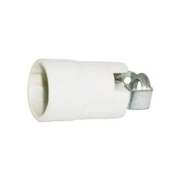 Portalámparas porcelana E-14 de 4A-250V dh