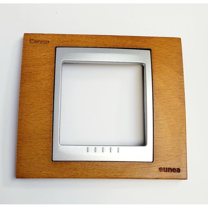 MARCO 1 UNICA TOP  MADERA CEREZO ALUMINIO U66.002.0M2 scheneider
