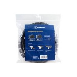 Organizador cable 23MM NEGRO. 2m.31.658/23/M ELECTRO DH