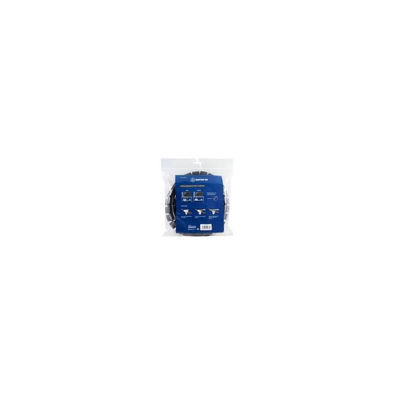 Organizador cable 23MM NEGRO. 2m.31.658/23/M ELECTRO DH