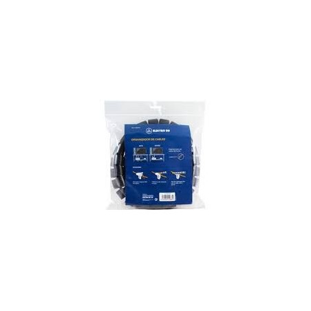 Organizador cable 23MM NEGRO. 2m.31.658/23/M ELECTRO DH