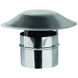 SOMBRERETE INOX SIMPLE PARED TIPO CHINO  BI100 Bofill 100MM