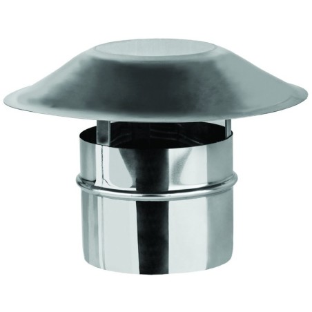 SOMBRERETE INOX SIMPLE PARED TIPO CHINO  BI100 Bofill 100MM