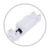 Aplique baño LED Laksa 8W 4000K IP44 Níquel