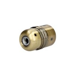 Portalamparas metalico liso E27