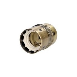 Portalamparas metalico liso E27