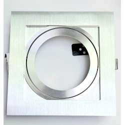 DOWNLIGHT CUADRADO LUMINARIA NUSA ALUMINIO QR11 BENEITO