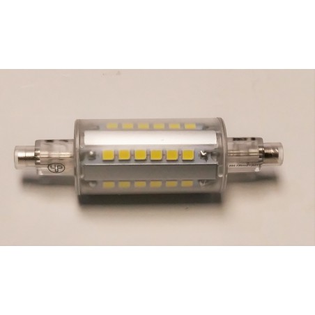 BOMBILLA LINEAL LED  R7S  78MM, 230V. 5W  CALIDA  450 LUMENES 