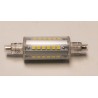 BOMBILLA LINEAL LED  R7S  78MM, 230V. 5W  CALIDA  450 LUMENES 