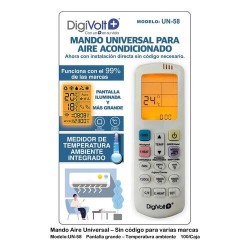 MANDO A DISTANCIA AIRE ACONDICIONADO UNIVERSAL DIGIVOLT UN-58