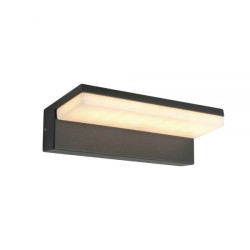 APLIQUE LED DE PARED OMER 9W, NEGRO ECOLUX 450LM 3000ºK
