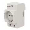 BASE SCHUKO MODULAR CARRIL DIN 16A,-250V