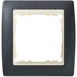 MARCO 1 ELEMENTO SIMON 82 GRIS GRANITO INTERIOR MARFIL