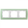 MARCO 3 ELEMENTO SIMON 82 VERDE PASTEL BLANCO