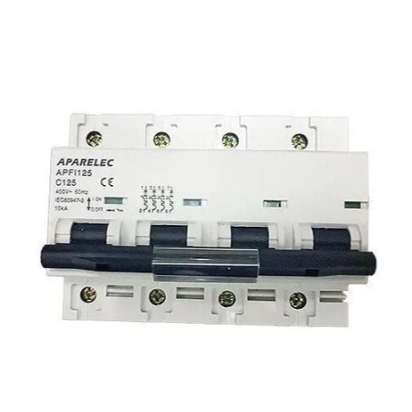 MAGNETOTERMICO 4P  125A. APARELEC APFI125  C125