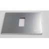 PLACA 4 MECANISMOS ALUMINIO BTICINO MAGIC