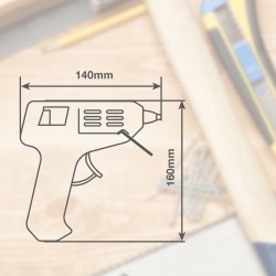 PISTOLA SILICONA METALICA,HERRAMIENTAS,