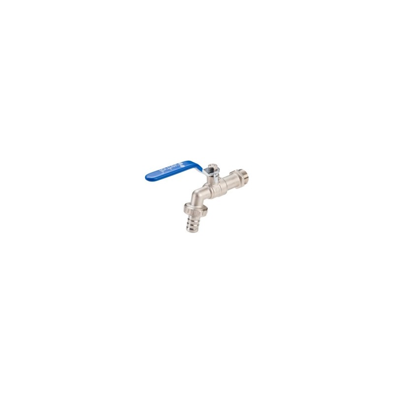 GRIFO JARDIN CODILLO 1/2 CON RACOR MANGUERA