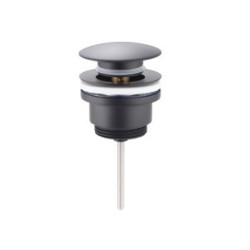 VALVULA CORTA BIDET O LAVABO COLOR NEGRA 11/4