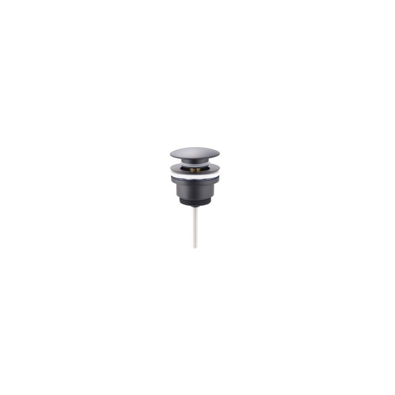 VALVULA CORTA BIDET O LAVABO COLOR NEGRA 11/4