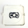 PLACA BASE ENCHUFE NORMAL FONTINI QUATTRO,BF  ,BLANCO