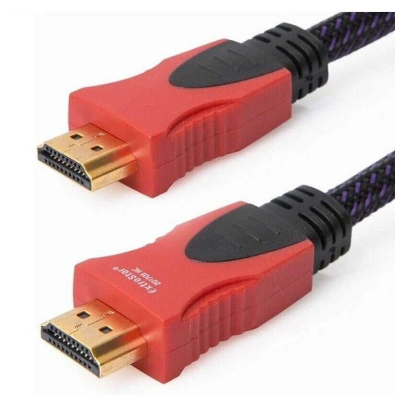 Cable HDMI 5 metros 1.4 Conectores Oro Full HD 4K