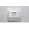 TAPA TOMA TELEFONO RJ-11/RJ-45 AMP TITANIO 