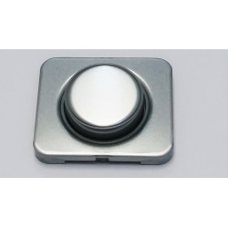 TAPA+BOTON  REGULADOR SIMON 75 ALUMINIO
