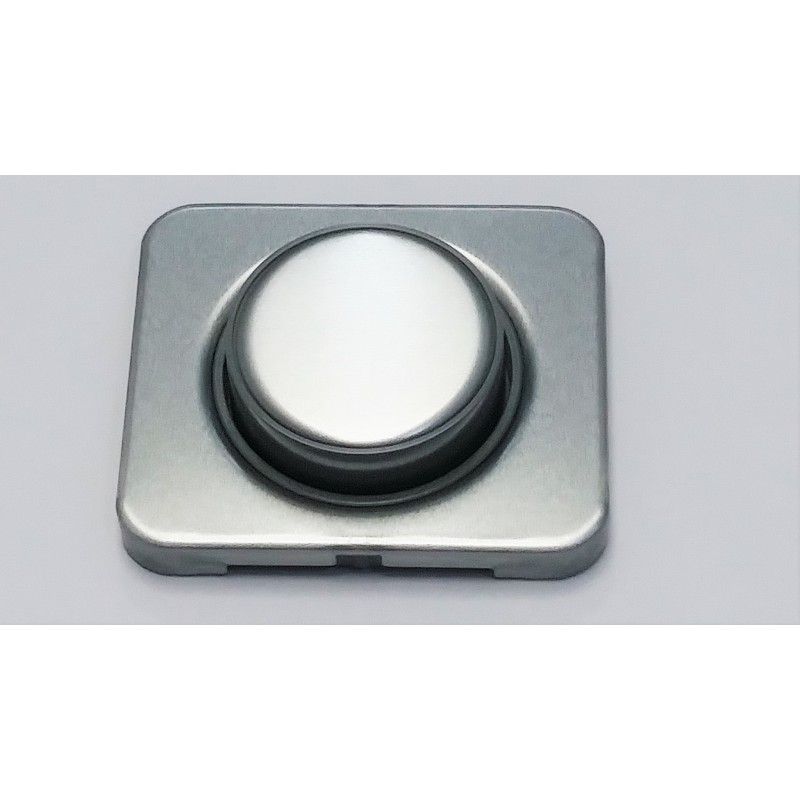 TAPA+BOTON  REGULADOR SIMON 75 ALUMINIO