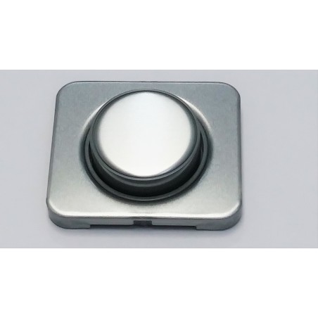 TAPA+BOTON  REGULADOR SIMON 75 ALUMINIO