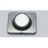 TAPA+BOTON  REGULADOR SIMON 75 ALUMINIO