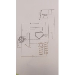 GRIFO SUSTITUTIVO BIDET EMPOTRAR DUCHA2  