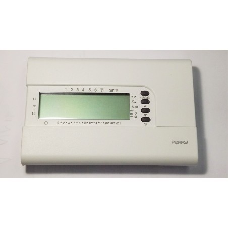 Termostato semanal digital (3 V), color blanco PERRY