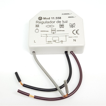 Regulador de luz de cajetín, 350W. DH