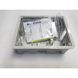 CAJA EMP.3 MODULOS 60mm SERIE M GRIS CIMA SM360