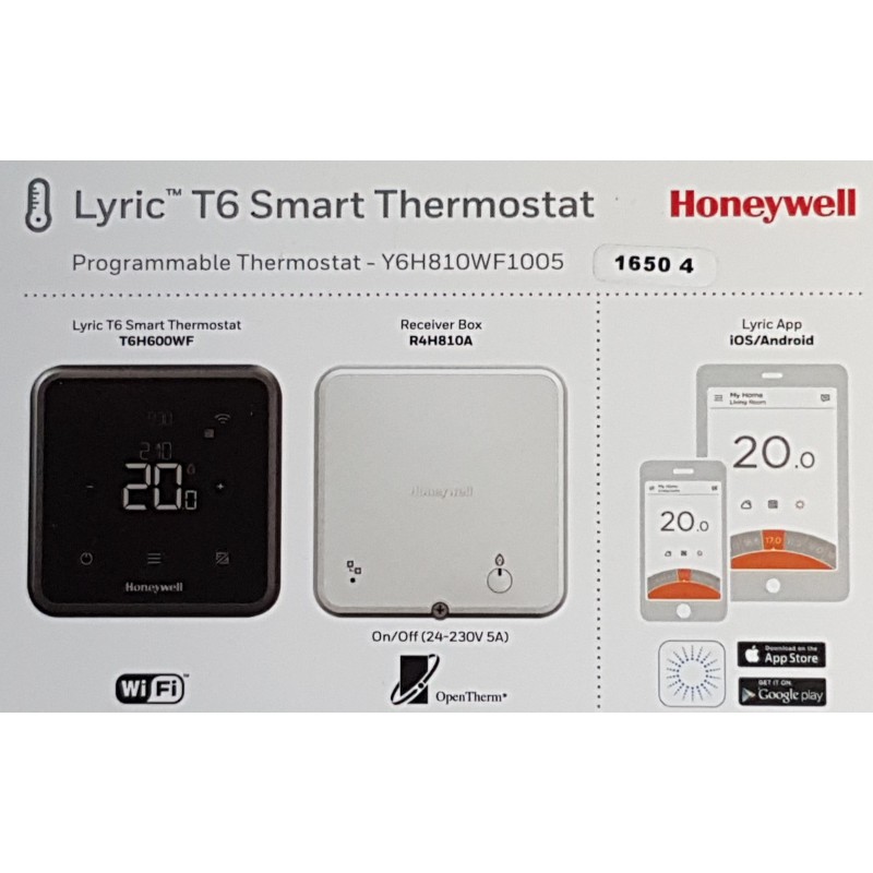 CRONOTERMOSTATO LYRIC T6 SMART HONEYWELL